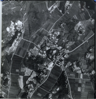 昭和50年代に撮影された航空写真