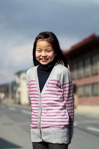 コーラスで参加、「出来上がりが楽しみ」と語る千厩小6年熊谷真美さん