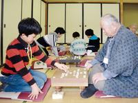 おじいちゃんと一緒に将棋教室