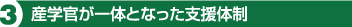 3.産学官が一体となった支援体制