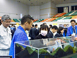 Technology exhibition at the city gym