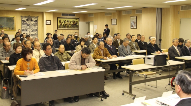 千厩支所での懇談会（2月13日）