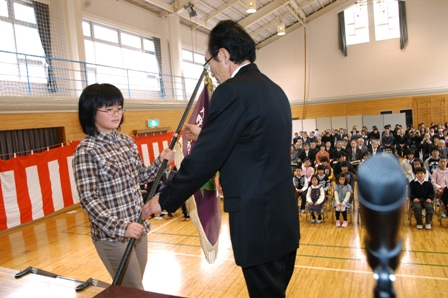 旧内野小学校の閉校式