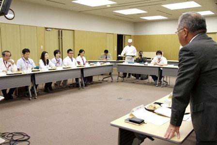 地域医療への思いを語る勝部市長