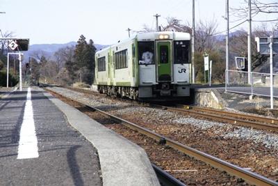 4月1日から一ノ関気仙沼間で運行が再開されたJR大船渡線