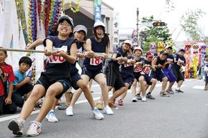 一関夏まつり、小学生綱引き大会