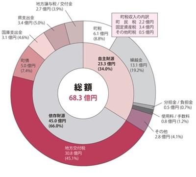 普通会計の歳入状況