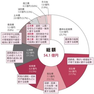 普通会計の歳出状況（目的別分類）