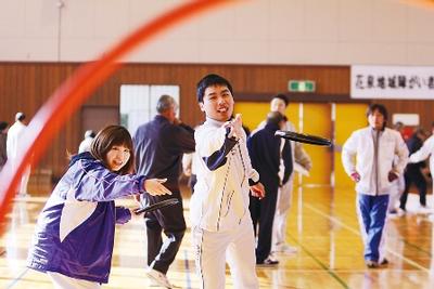 花泉で「第13回障がい者スポーツ交流会」