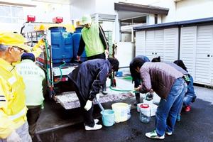 最大36カ所に置かれた給水所