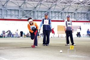 「すぱーく藤沢」ではゲートボール大会が行われた