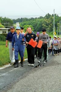 藤沢地域第24区自治会の自主防災訓練（6月17日）