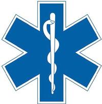 スター・オブ・ライフと呼ばれる救急医療のシンボルマーク