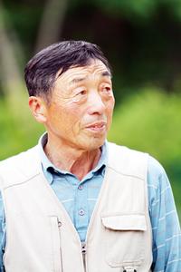 骨寺村荘園小区画水田保存会の佐藤正人会長