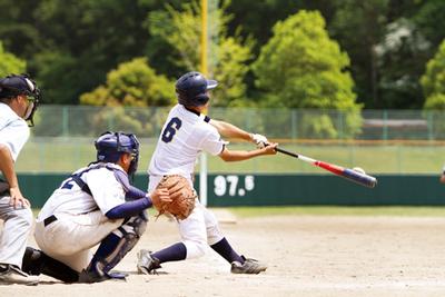 千厩と一関一高附属の対戦となった軟式野球決勝