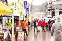 雨の中のご当地グルメin大東