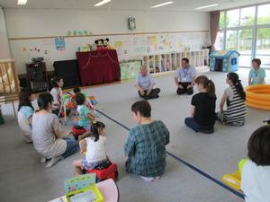 子育て支援事業参加者との懇談