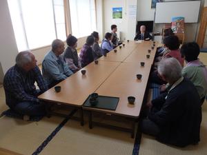 道の駅厳美渓　農産物生産者との懇談