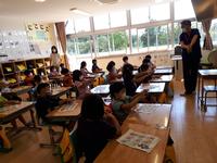 手洗い指導　1年生
