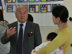 子育てサークル会員との懇談