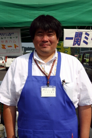 昨年に続き２度目の出店 ㈲一関ミート　石川聖浩さん(４０)