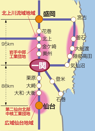 岩手・宮城map