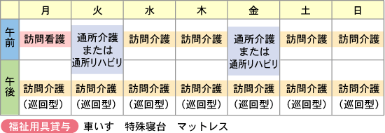 ケアプラン例