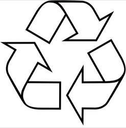 スリーアローマーク（白抜き）