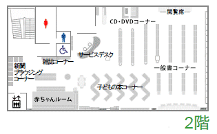 図書館２階