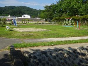 砂鉄川西口公園の様子