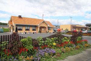 イタリア食堂フィオーレの花壇の写真