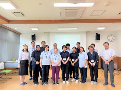 特別養護老人ホーム五訓の森施設見学・運営法人との懇談の様子