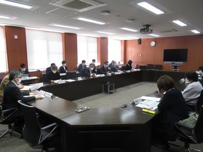 令和4年度第2回行財政改革推進審議会の様子
