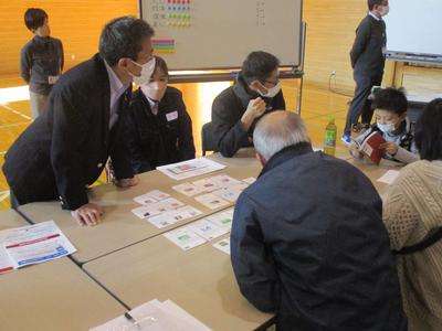 地元参加者のゲーム取り組み