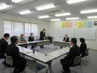 川崎地域内事業者との懇談のようす