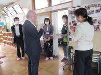 松川保育園視察の様子