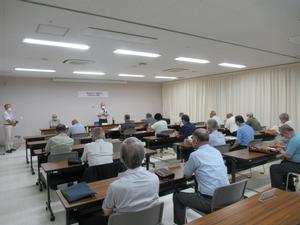 一関地区及び三関地区の行政区長との懇談の様子