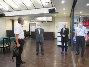 サンプラザ及善の視察の様子