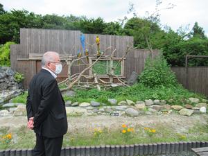 岩手サファリパークの視察のようす