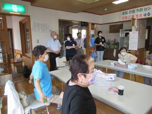 「さわやか大学 介護予防教室」の視察の様子