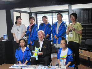 まちづくり協議会女性会員との懇談の様子