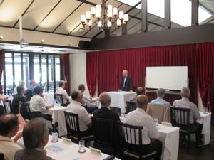 行政区長との懇談会の様子