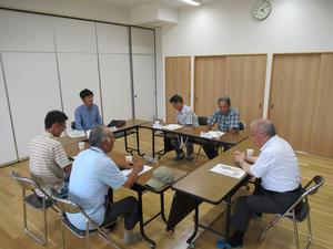 「産直ふるさと大東」会員との懇談のようす