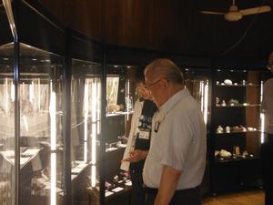 「宝石の国展」「旧東北砕石工場」視察のようす