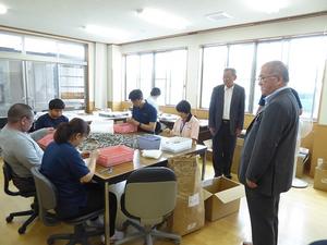 菜の花工房の視察の様子