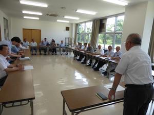 弥栄地区まちづくり協議会との懇談