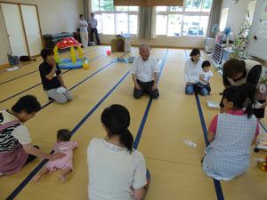 「ほっぺっぺ」参加者との懇談