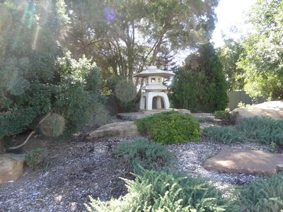 日本庭園にある石灯篭