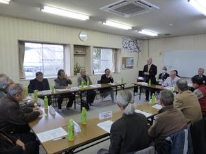 滝沢地域振興協議会との懇談のようす