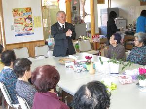 介護予防教室さわやか大学訪問のようす